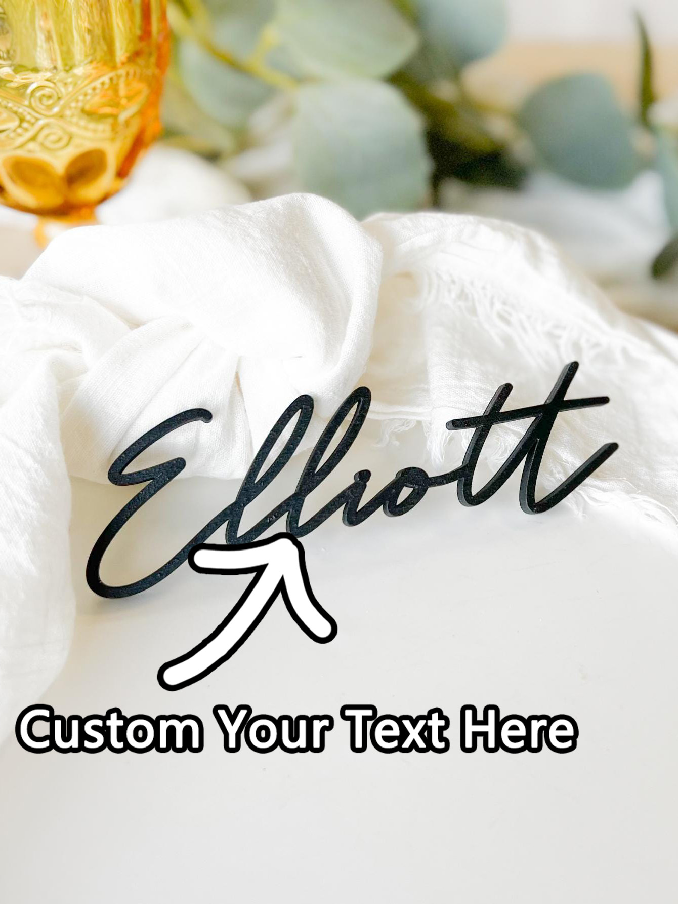 1PC Custom Seat Card - Persona - огляд і ціна Event & Party Supply