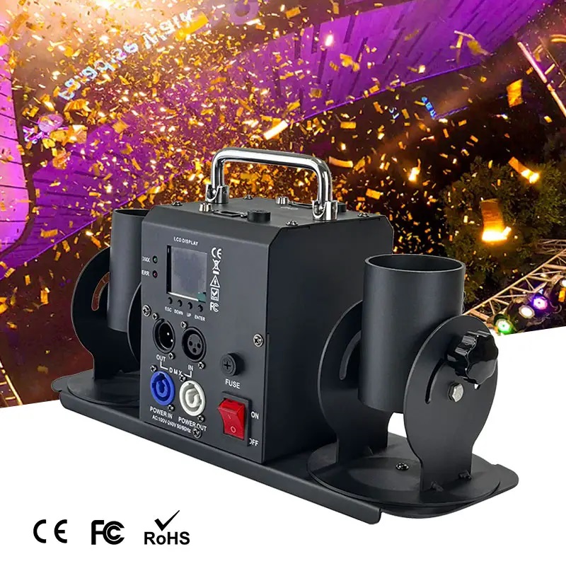 Stage Effects  Double Head Con - огляд і ціна Confetti Cannon Tube