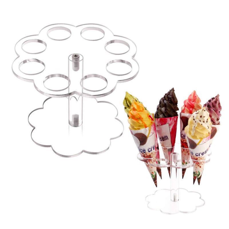 Ice Cream Cone Holder Acrylic  - огляд і ціна Cotton Candy Cone