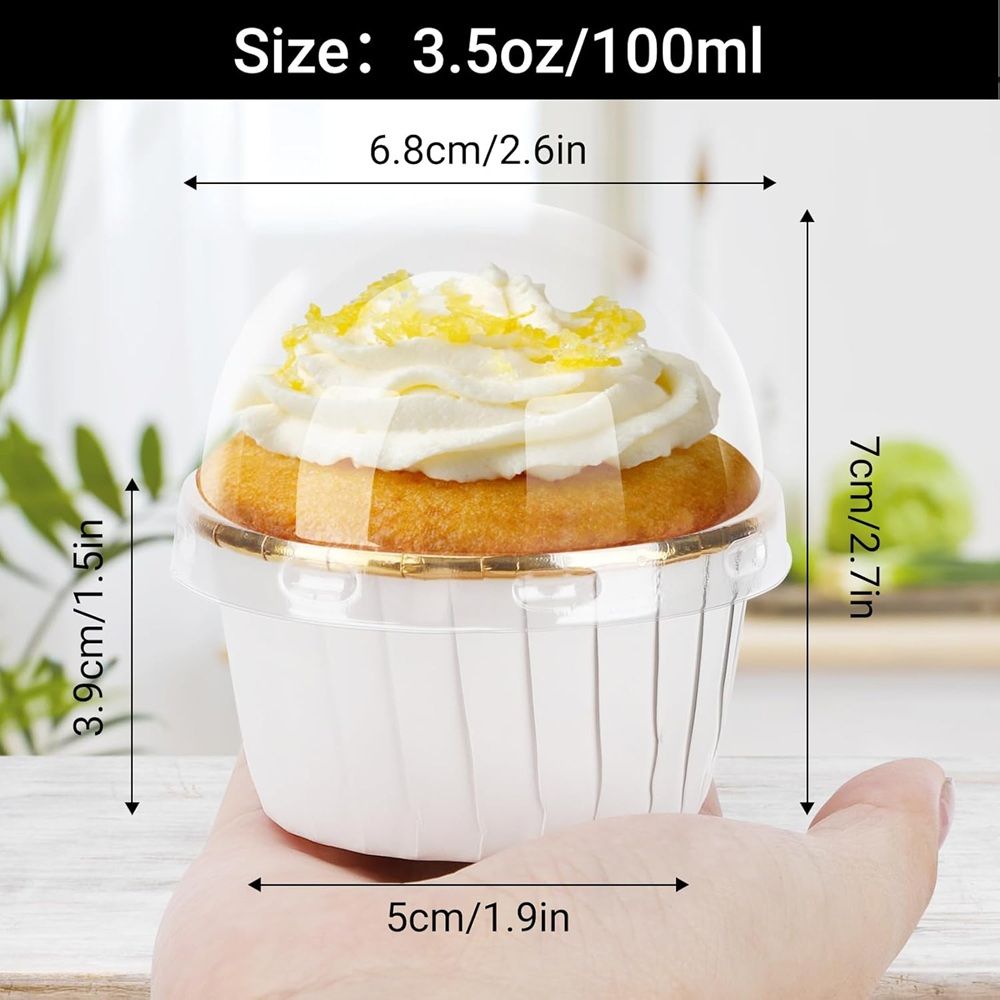 50 pcs Muffins Cup Paper Cupca - огляд і ціна Plastic Cup 50Pcs