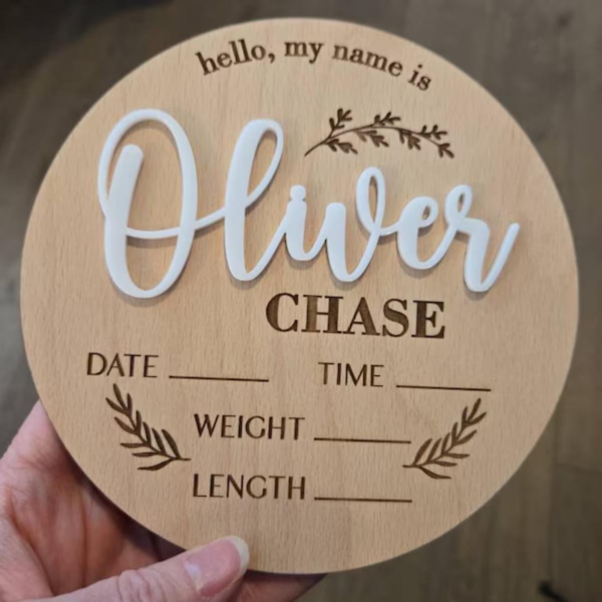 1Pc Custom Baby Announcement S - огляд і ціна Eve Party