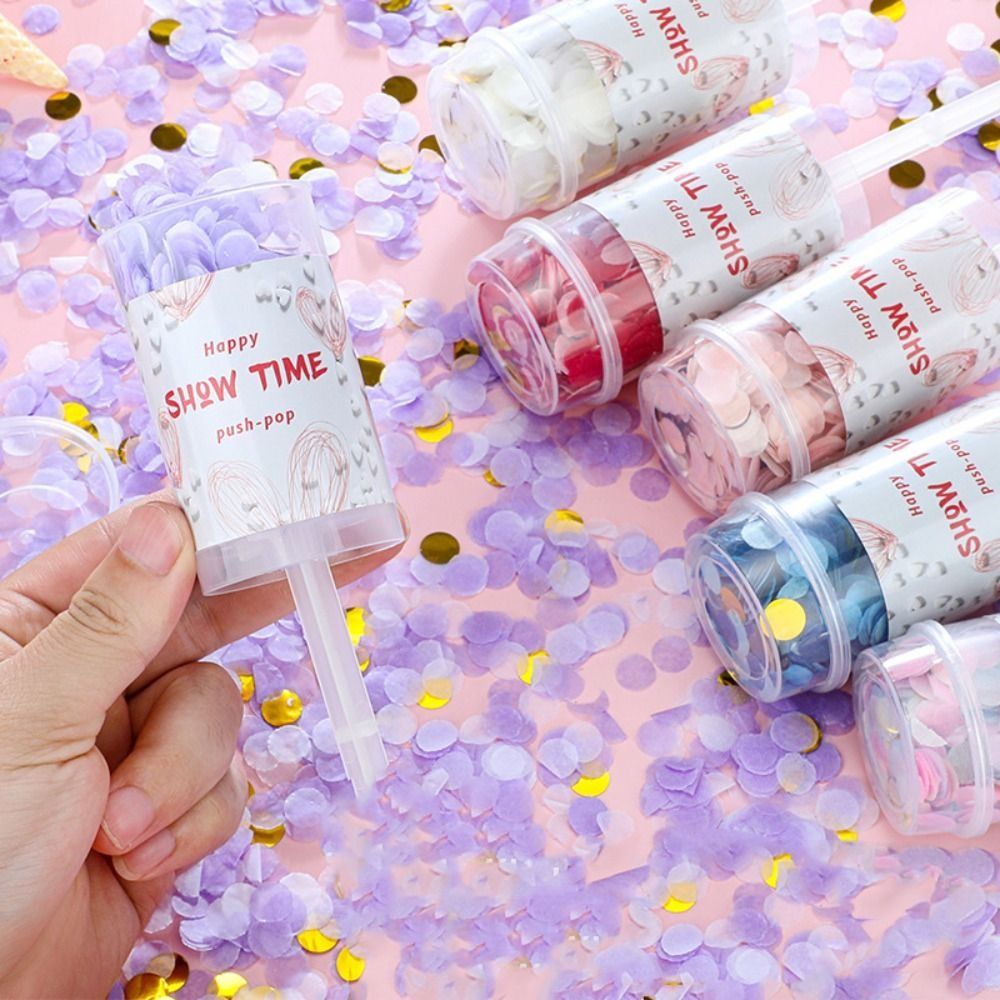 1Pcs Bridal Shower Colorful Bi - огляд і ціна Confetti Cannon Tube