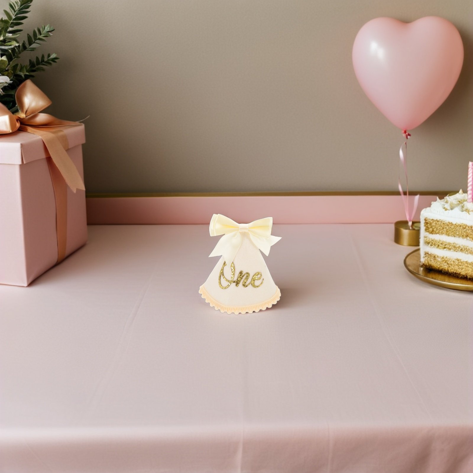 First Birthday Hat Bow Baby Cr - огляд і ціна Party Hat Cone