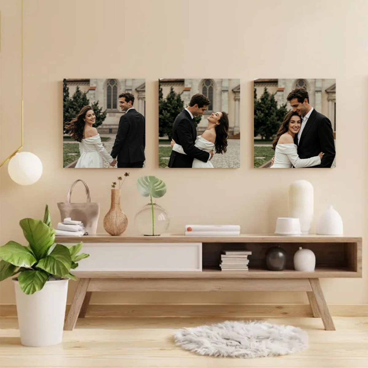 Set of 3 Custom Photo Canvas P - огляд і ціна Eve Party
