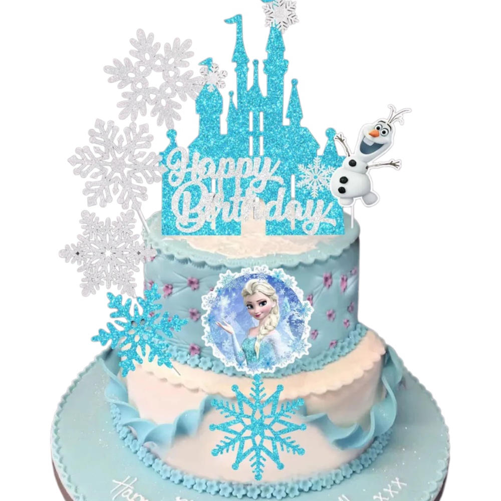 2026 8PCS F-r-o-z-e-n Cake Top - огляд і ціна Event Z