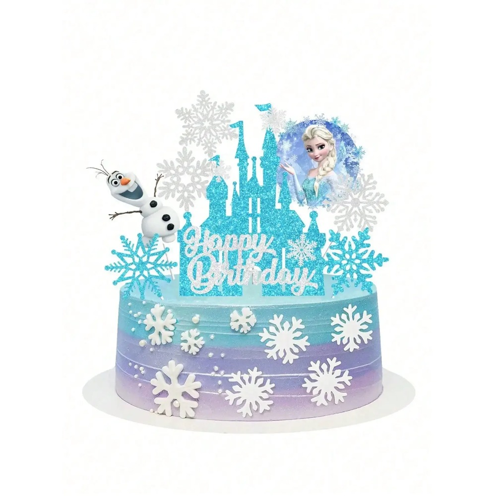 2026 8PCS F-r-o-z-e-n Cake Top - огляд і ціна Event Z