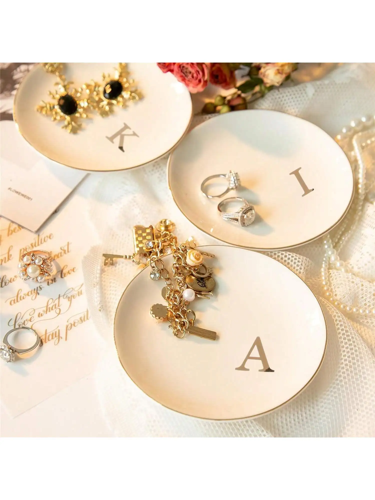 Initials Ring Dish Jewery Tray - огляд і ціна Event Z