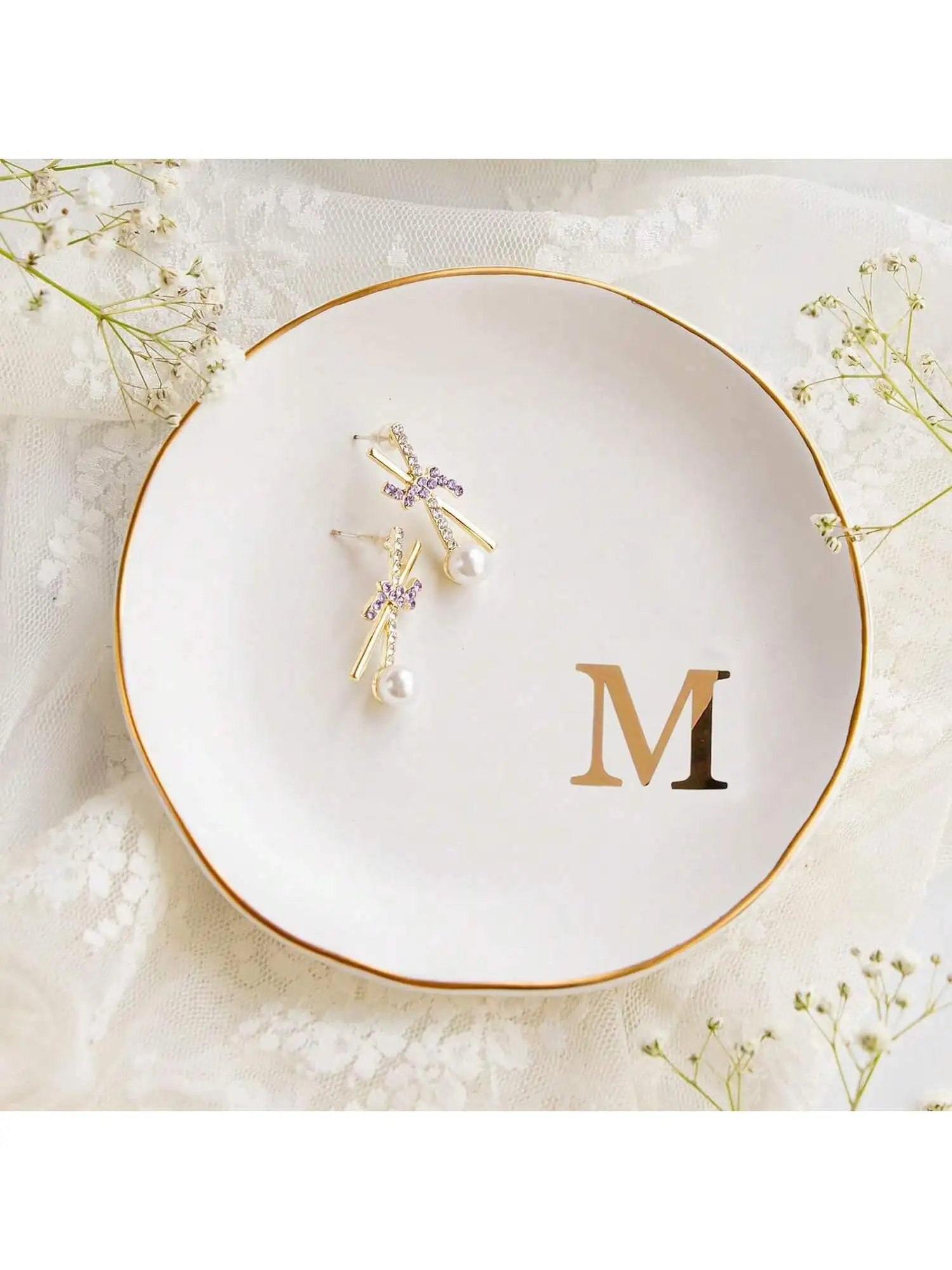 Initials Ring Dish Jewery Tray - огляд і ціна Event Z