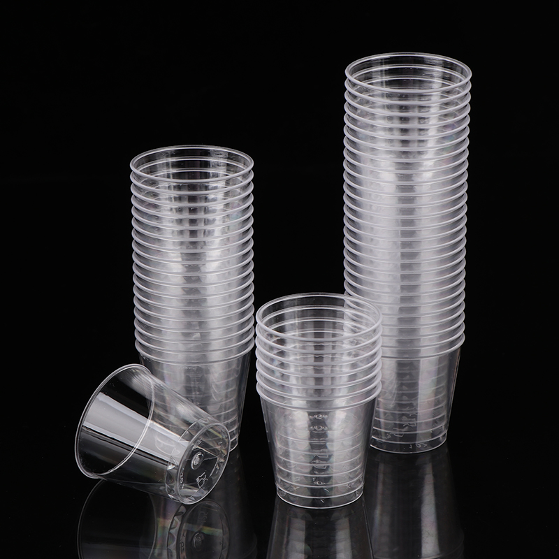50Pcs/set Disposable Cups 30ML - огляд і ціна Plastic Cup 50Pcs
