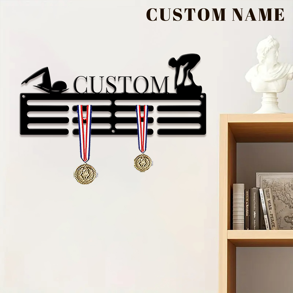 1pc Custom Swimming Metal Meda - огляд і ціна Eve Party