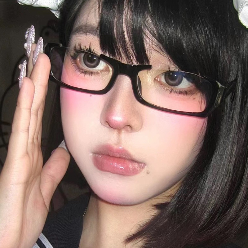 Y2K Black Half Frame Glasses W - огляд і ціна Photo Booth Frame