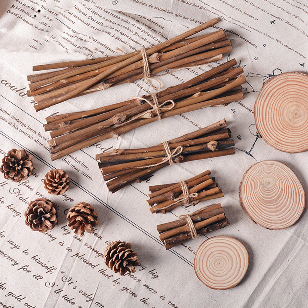 21Pcs Natural Pine Cones and W - огляд і ціна Centerpiece Stick