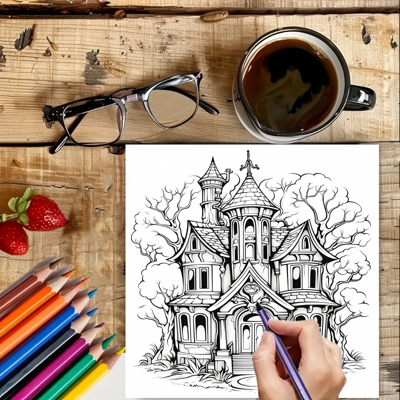 Haunted House Coloring Book fo - огляд і ціна Supply Event