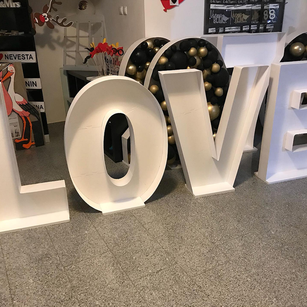 2.4FT Letters Balloons Frame M - огляд і ціна Event Z