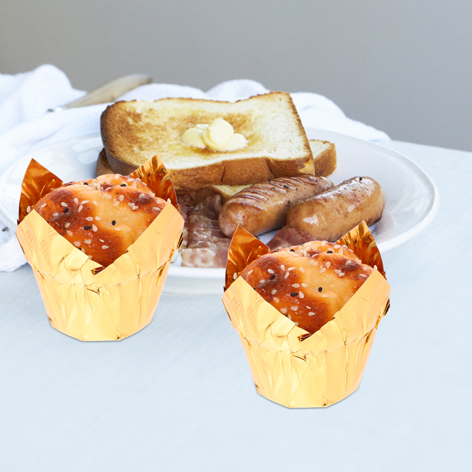 50Pcs Muffin Cup Heat-Resistan - огляд і ціна Plastic Cup 50Pcs