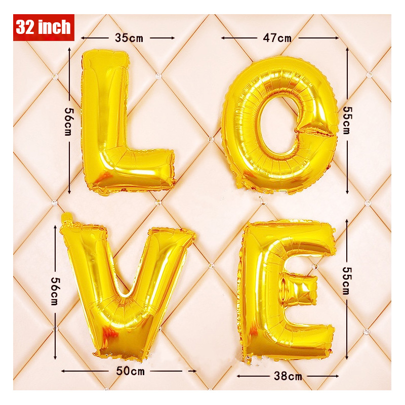 16 32 40 Inch Foil Letter Ball - огляд і ціна Event Z